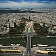 View from the top of Eiffel Tower